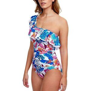 Profile by Gottex 'Bohemian Gypsy' One-Shoulder One-Piece Swimsuit, Multicolor